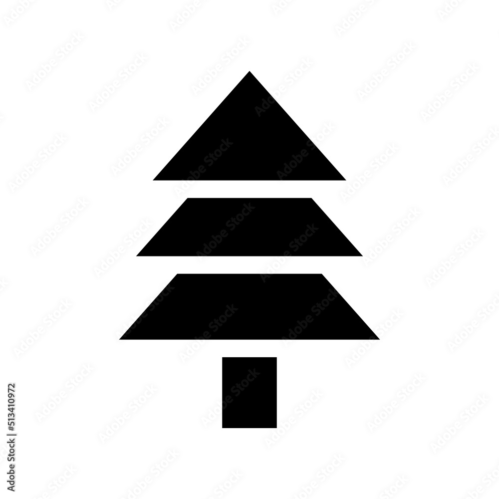 Fototapeta premium Tree Icon Vector Symbol Design Illustration