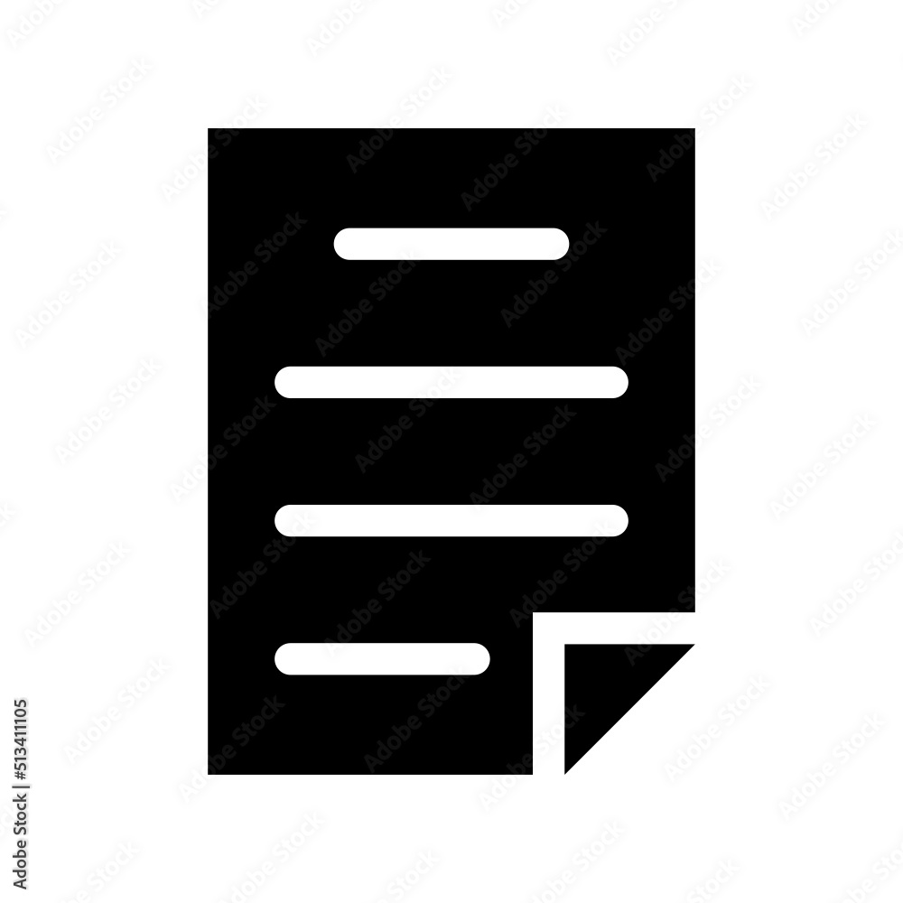 Document Icon Vector Symbol Design Illustration Document Icon Vector Symbol Design Illustration