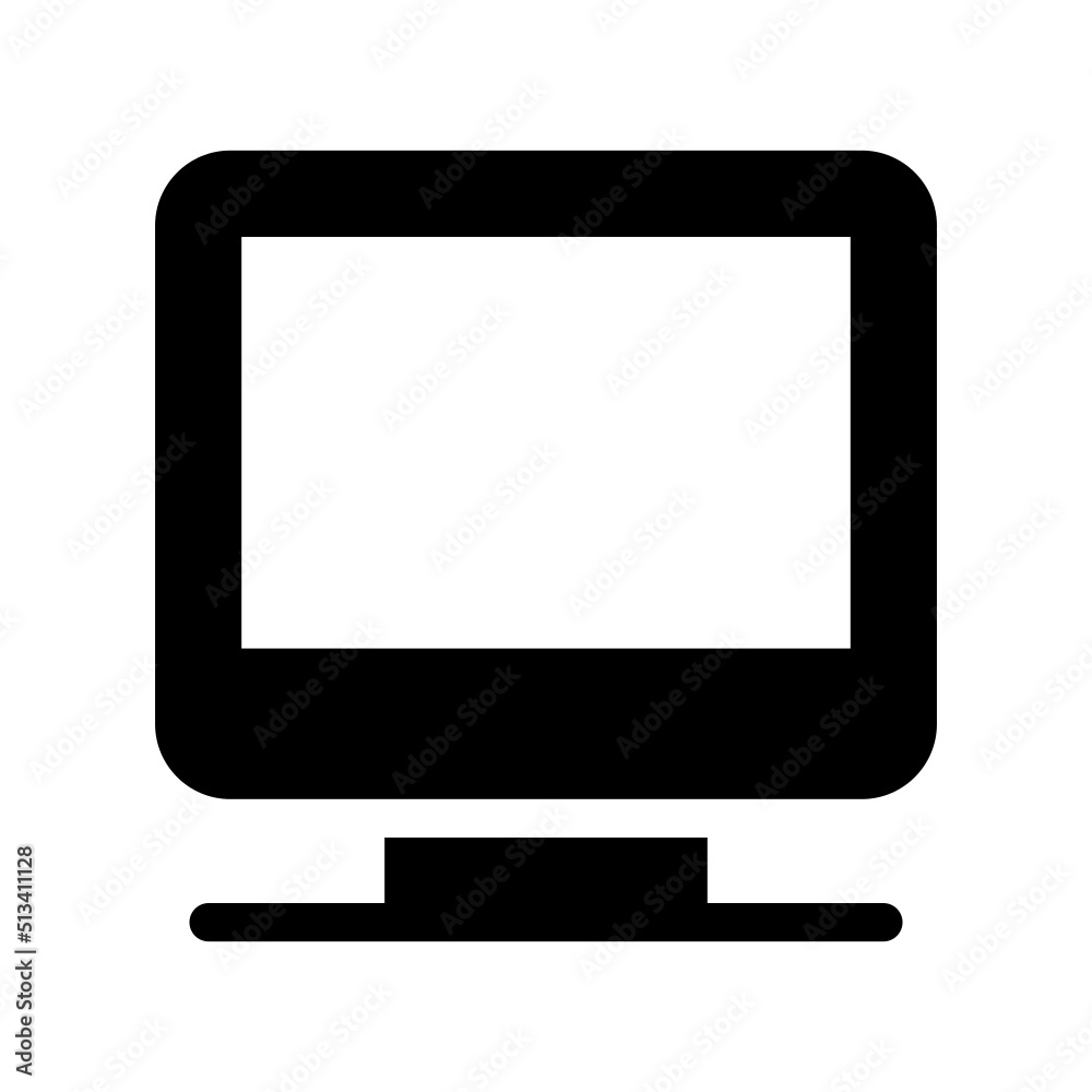 Monitor Icon Vector Symbol Design Illustration Monitor Icon Vector Symbol Design Illustration