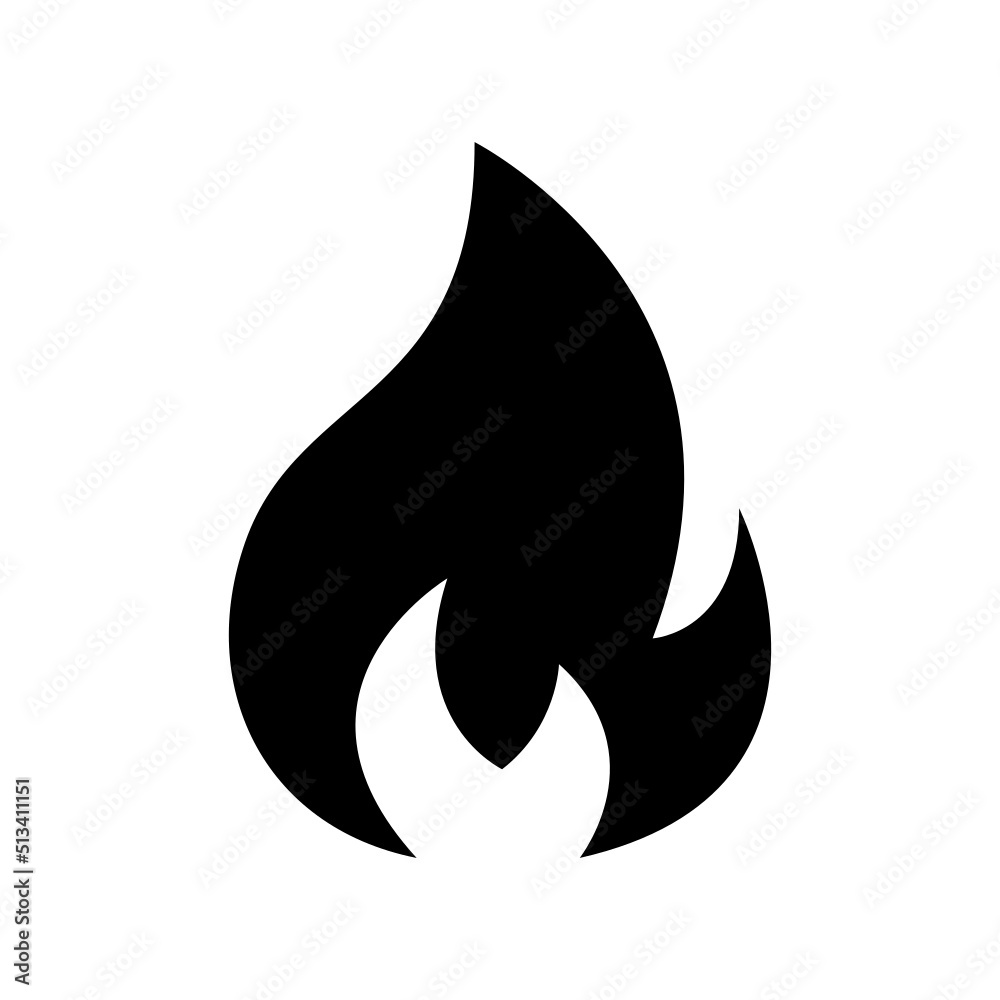 Fire Icon Vector Symbol Design Illustration Fire Icon Vector Symbol Design Illustration
