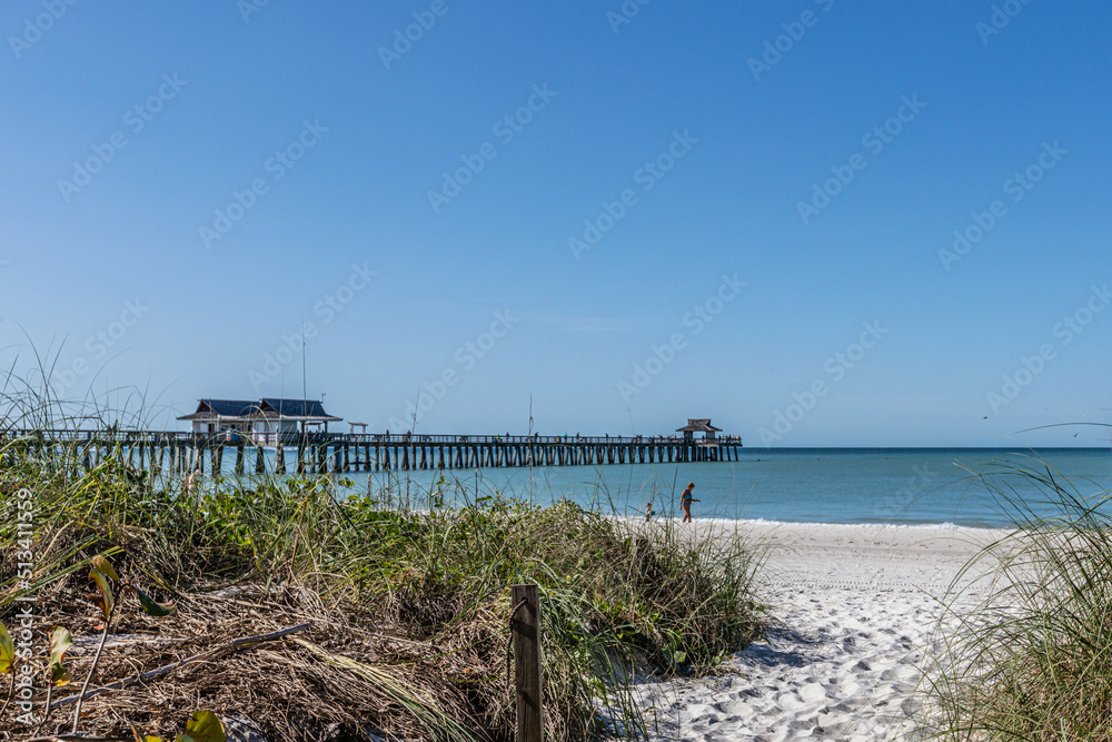 pier in the sea