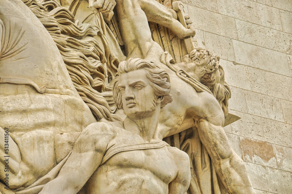 Naklejka premium Arc de triomphe etoile in Paris