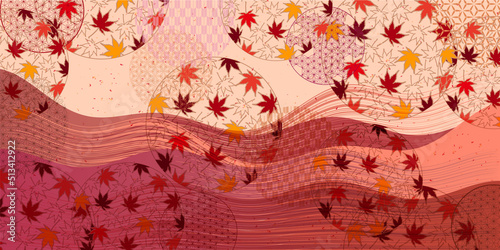 紅葉　もみじ　秋　背景