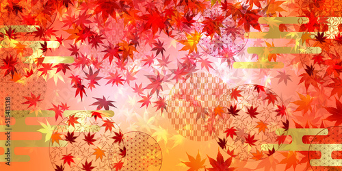 紅葉　もみじ　秋　背景