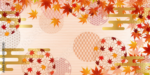 紅葉　もみじ　秋　背景