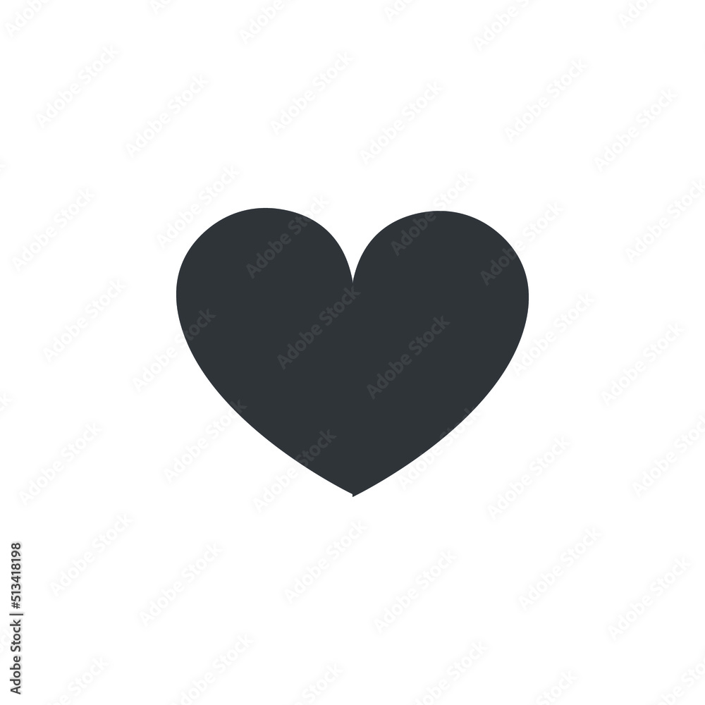 love icon vector. heart icon vector illustration