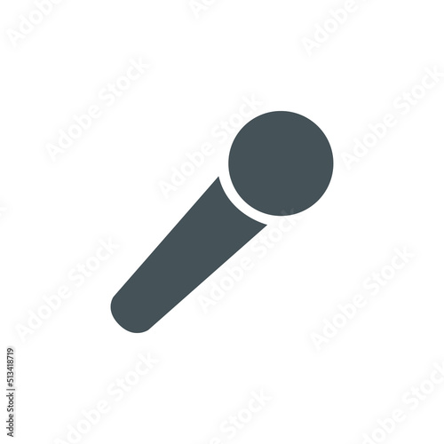 microphone icon vector. mic icon vector illustration