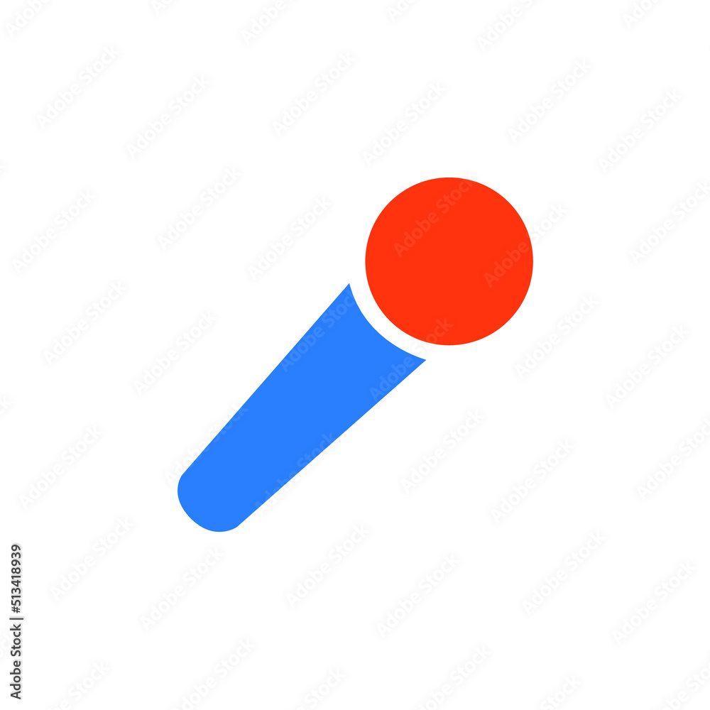 microphone icon vector. mic icon vector illustration