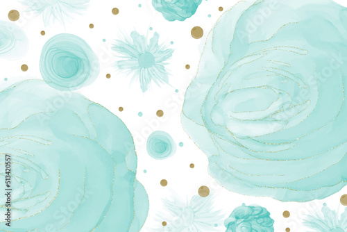 Abstract alcohol ink texture marble style background.