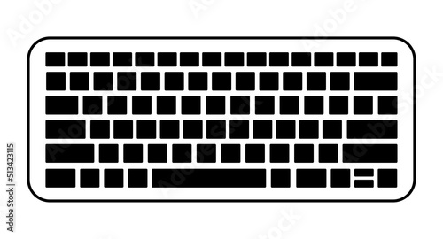 black keyboard icon