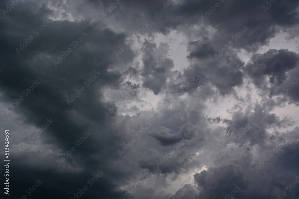 Obraz premium dark storm clouds. black sky. Abstract background
