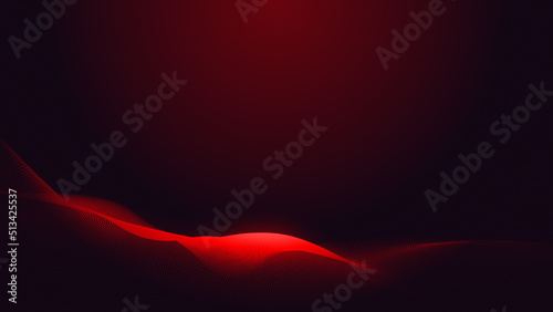 Abstract dot red purple gradient wave texture technology background.