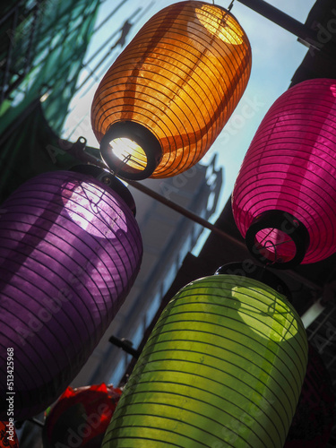 Lanterns in the city