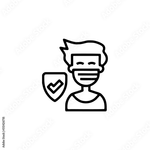 Recovery patients line icon set. Included icons as Positive thinking, sickness, illness, good mental and more.