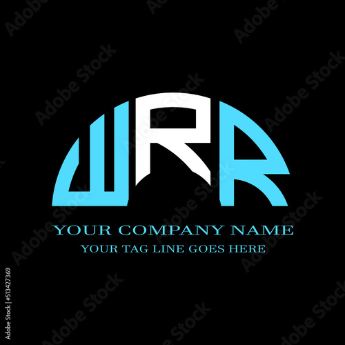 WRR letter logo creative design with vector graphic photo