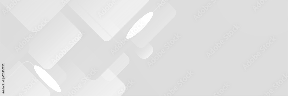 Minimal geometric white light banner background abstract design. Vector abstract graphic design banner pattern background template. Minimal geometric white light banner background abstract design. Vector abstract graphic design banner pattern background template.
