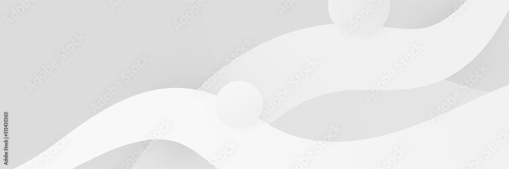 Minimal geometric white light banner background abstract design. Vector abstract graphic design banner pattern background template. Minimal geometric white light banner background abstract design. Vector abstract graphic design banner pattern background template.