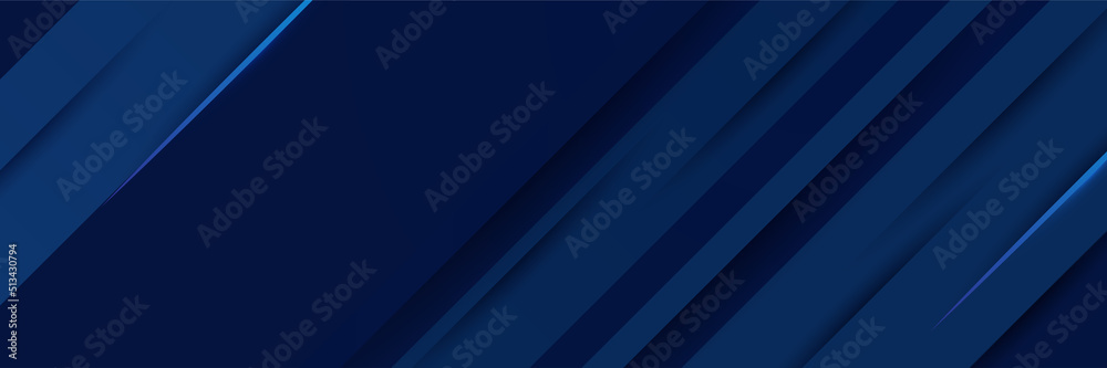 Modern dark blue banner background abstract geometric pattern light. Abstract blue background banner poster with dynamic. technology network Vector illustration. Modern dark blue banner background abstract geometric pattern light. Abstract blue background banner poster with dynamic. technology network Vector illustration.