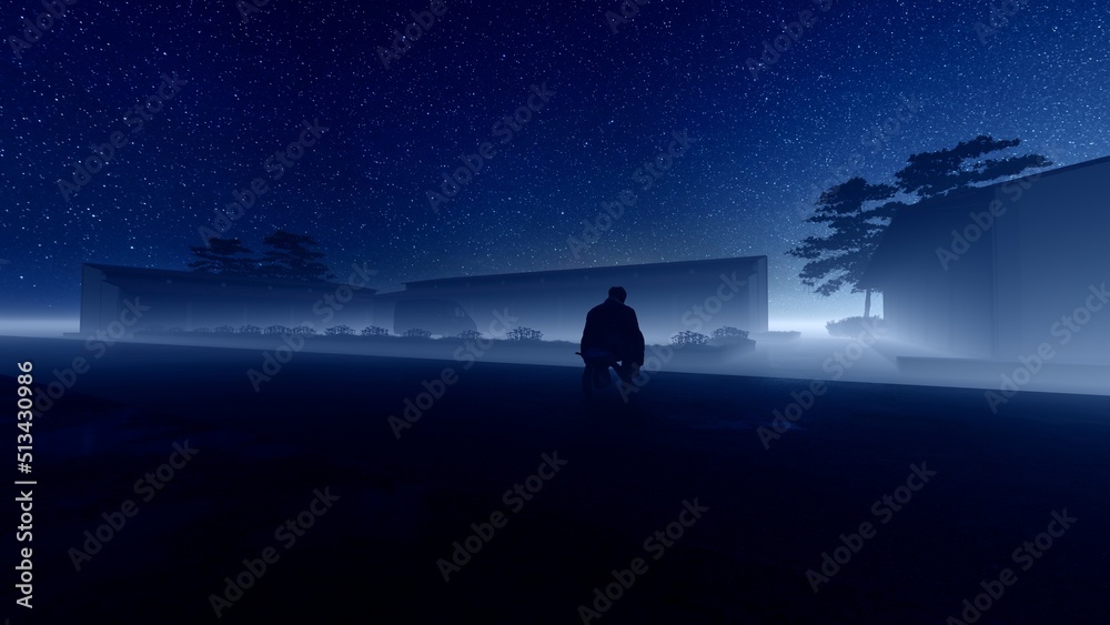 man in the night