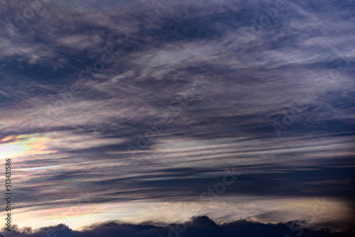 Iridescent Pileus Cloud and sky © rnophoto