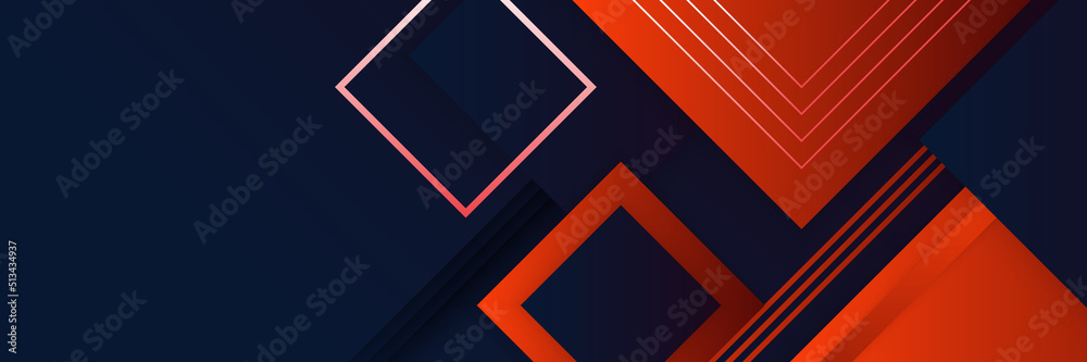 Modern red and black abstract banner background. Red gradient blue box rectangle abstract background vector presentation design. Modern abstract background blue and red with white colorful