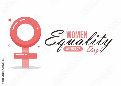 Women equality day banner design 
