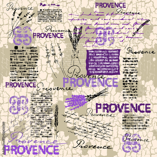 Imitation of a abstract vintage newspaper. Unreadable text.