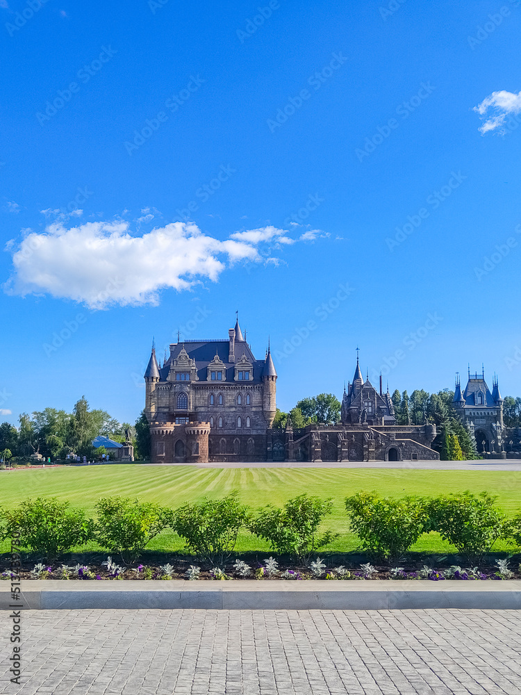 Medieval castle near the city of Togliatti, Samara region, Russia.