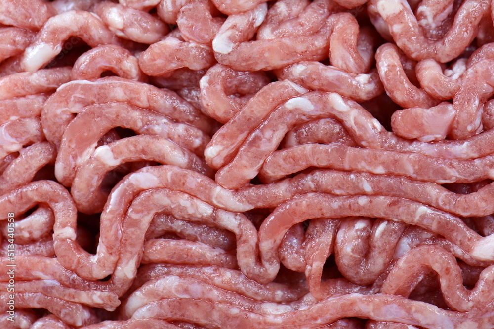 minced meat macro texture background