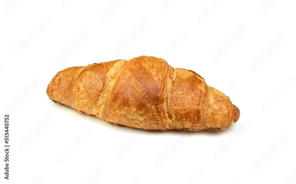Fresh croissants isolated on white background Fresh croissants isolated on white background