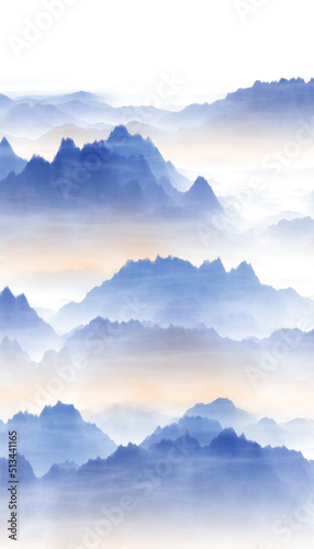 landscape with clouds