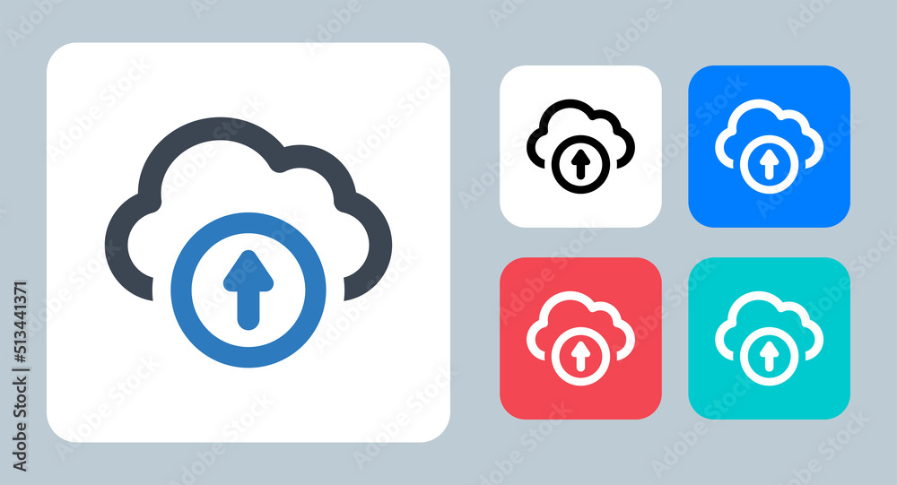 Cloud Upload icon - vector illustration . Cloud, Data, Storage, Upload, Drive, Server, Ftp, Uploading, Share, Sharing, computing, network, line, outline, flat, icons . Cloud Upload icon - vector illustration . Cloud, Data, Storage, Upload, Drive, Server, Ftp, Uploading, Share, Sharing, computing, network, line, outline, flat, icons .