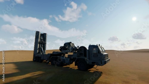 4K Russian Arrow Growler animation.4K 3840×2160.9 Second Long.