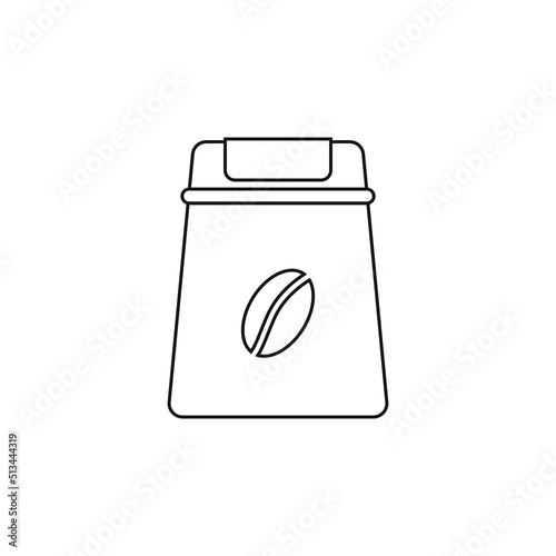 coffee bag vector for website symbol icon presentation © Daceha