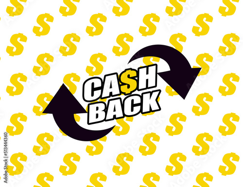 Money cashback concepts are great for financial payment or shopping promotion events.