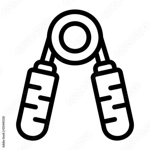 hand grip line icon