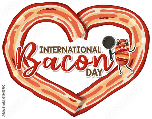 International bacon day poster design