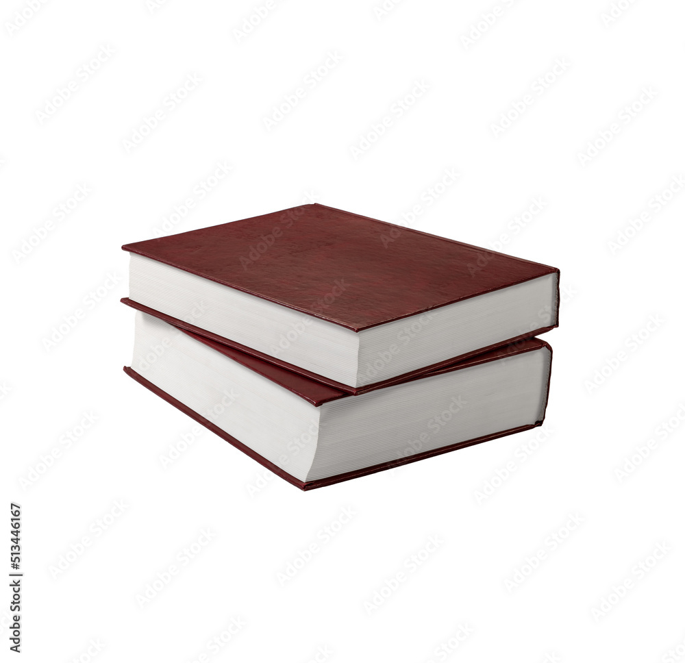 Stack of Two Books. Reading, Studing and Learning Thematic Concept Template for Clipart. File with Clipping Path. Stack of Two Books. Reading, Studing and Learning Thematic Concept Template for Clipart. File with Clipping Path.