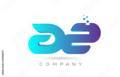 AZ alphabet letter logo icon combination design. Creative template for business and company