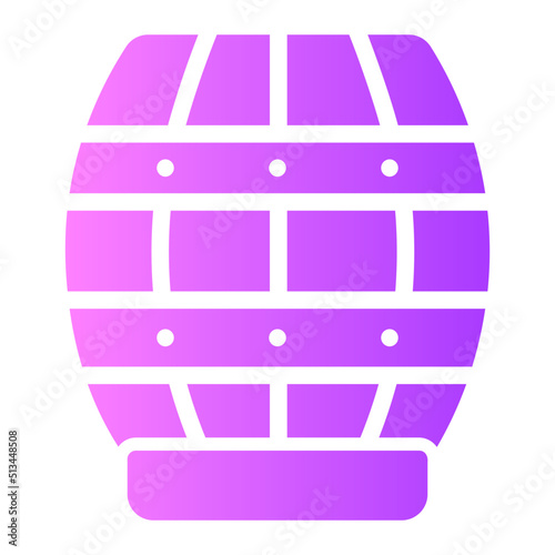 Barrel gradient icon