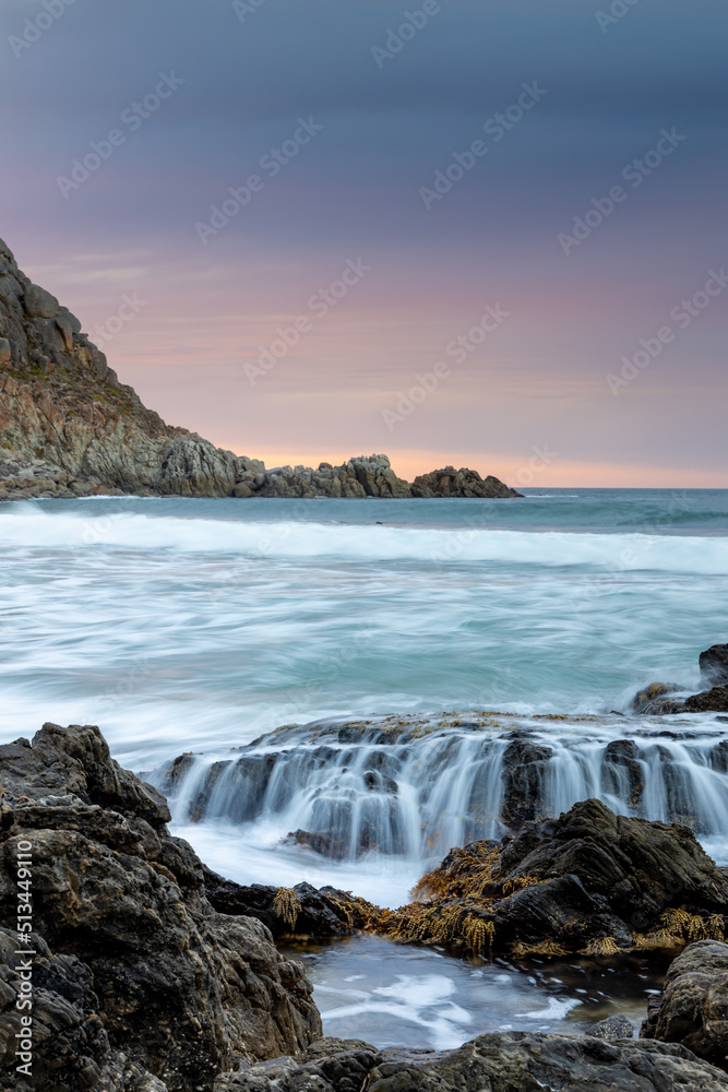 A long exposure in Petrel Cove On the Fleurieu Peninsula on March 14th 2022