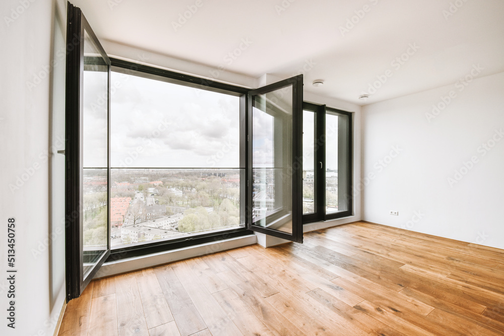 Empty room with window Stock Photo | Adobe Stock