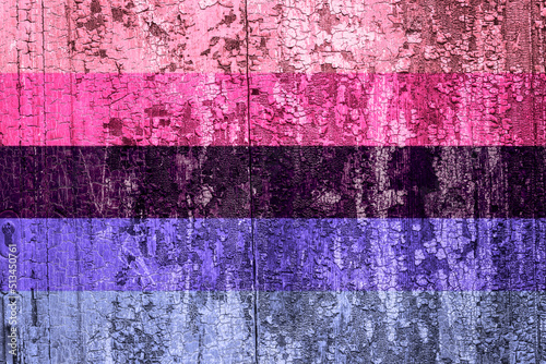 Slika na platnu Omnisexual flag July 6: Omnisexual Visibility Day Omnisexuality is a multisexual