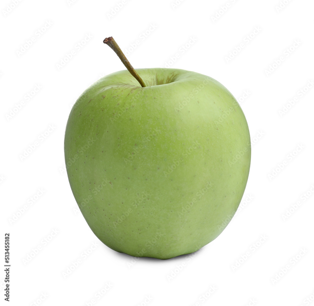 Fresh ripe green apple isolated on white Fresh ripe green apple isolated on white