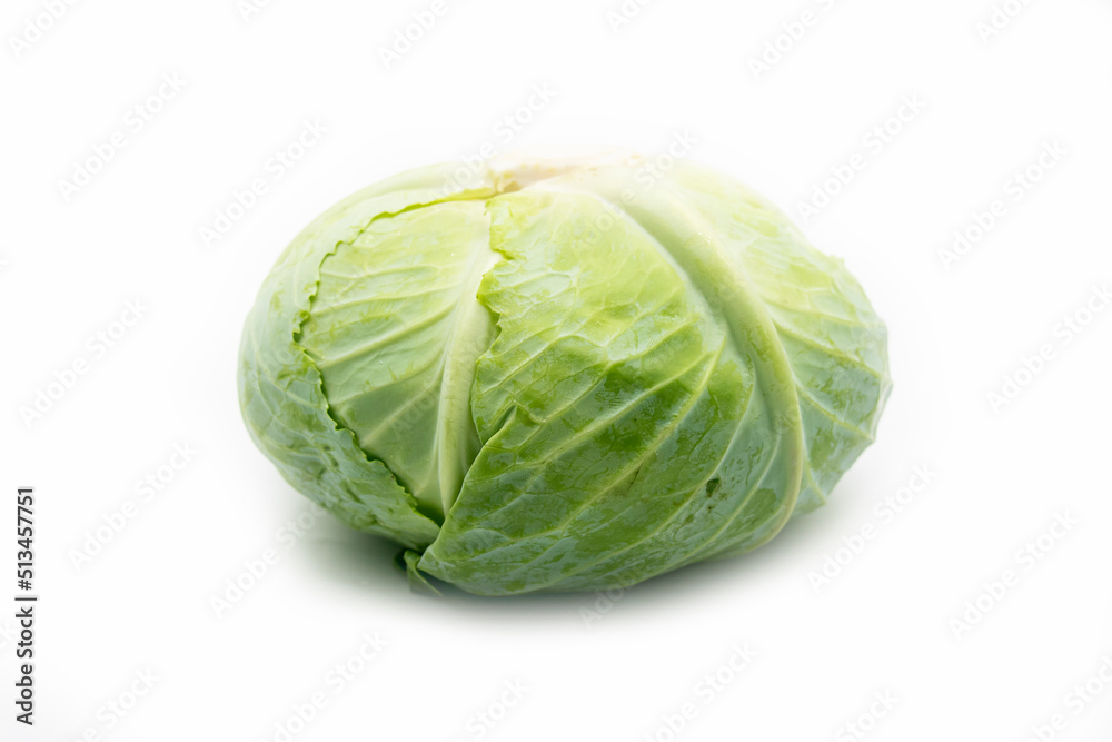 Cabbage isolated on white background Cabbage isolated on white background
