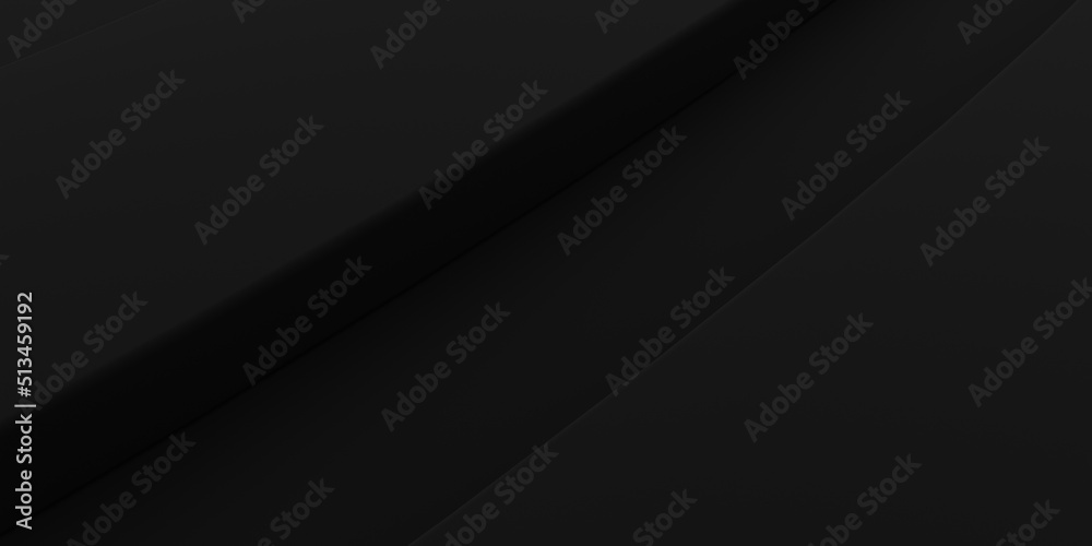 Abstract dark black background with high resolution. minimalistic modern design for business presentations. 3d rendering.