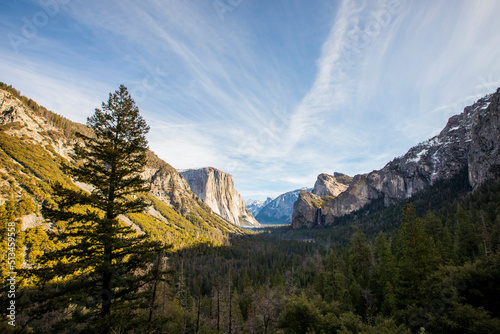 Winter landscape in Yosemite National Park  Unites States Of America