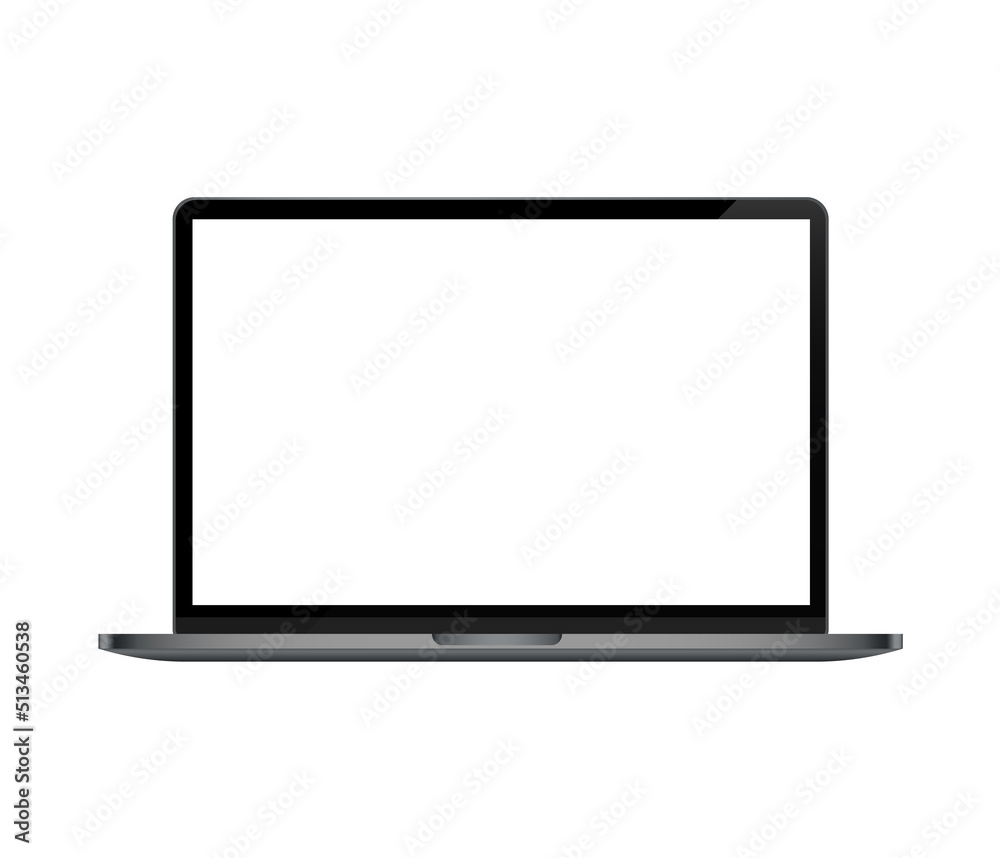Realistic Laptop Mockup. Stock Vector Illustration Realistic Laptop Mockup. Stock Vector Illustration