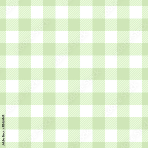 plaid pastel green checkered pattern.Seamless Plaid kitchen. Gingham tablecloth