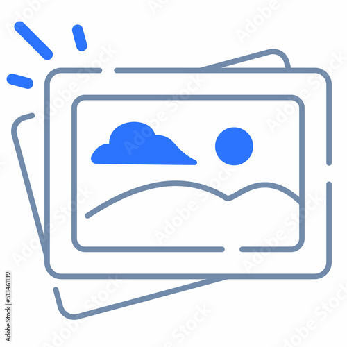 picture image empty state single isolated icon with outline style